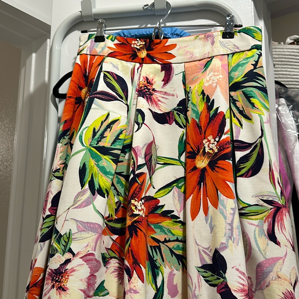 Eliza J maxi floral skirt.